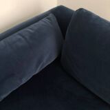 Velvet corner sofa