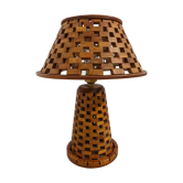 Vintage teak lamp from the 60s/70s
