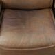 Canapé modulable De Sede DS-12 en cuir cognac, années 70