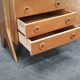 1960s Czechoslovak Maple Sideboard with Drawers and Cabinet
