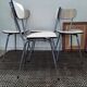 Lot de 4 chaises formica vintage