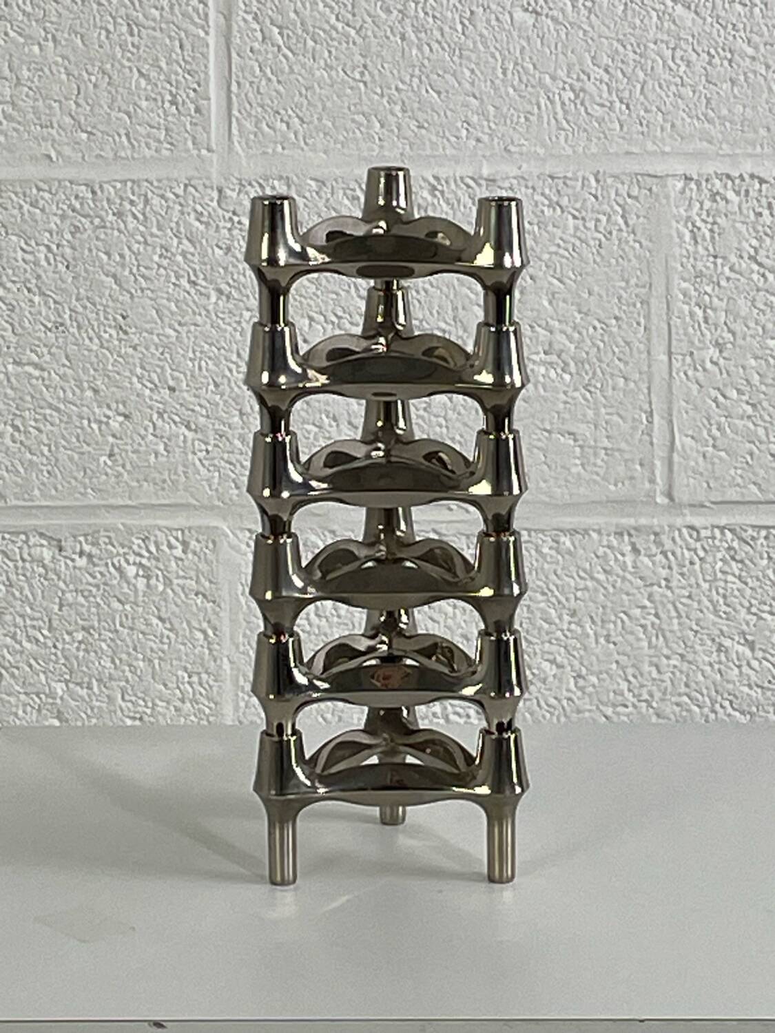 Series of 6 Nagel candlesticks