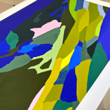 Limited edition art print A3, The Alps