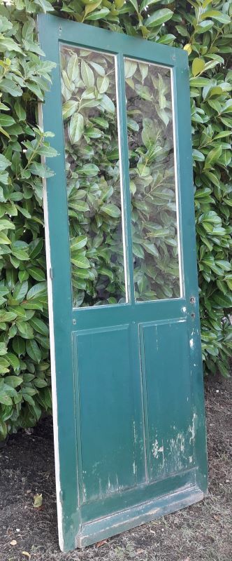 door 80x213cm Old oak glazed landing