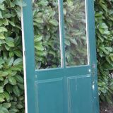 Porte 80x213cm palière vitrée en chêne ancienne