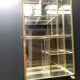 Vitrine dorée