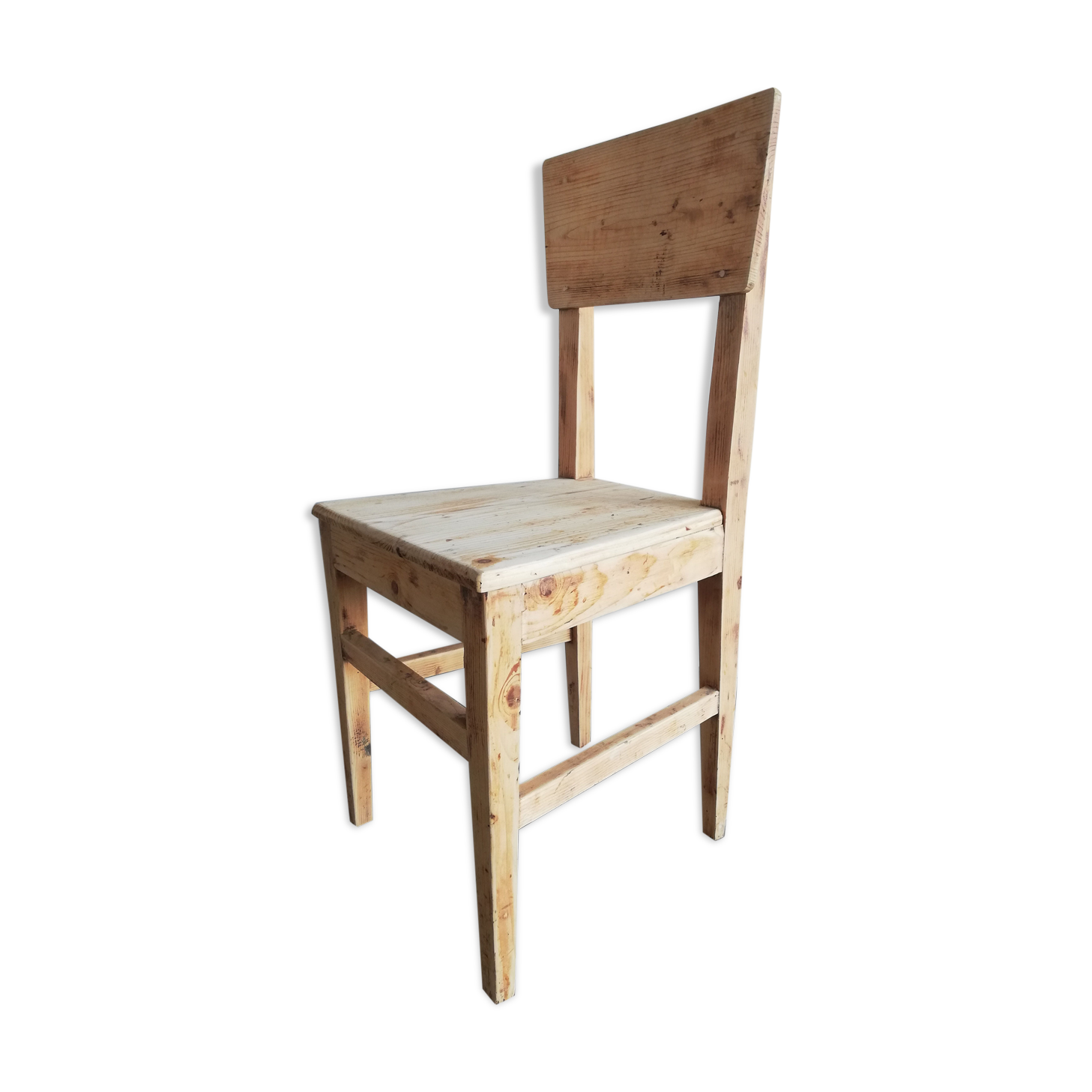 vintage wooden chair, 50s