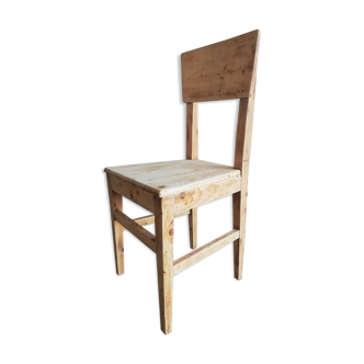 Chaise vintage en bois années 50