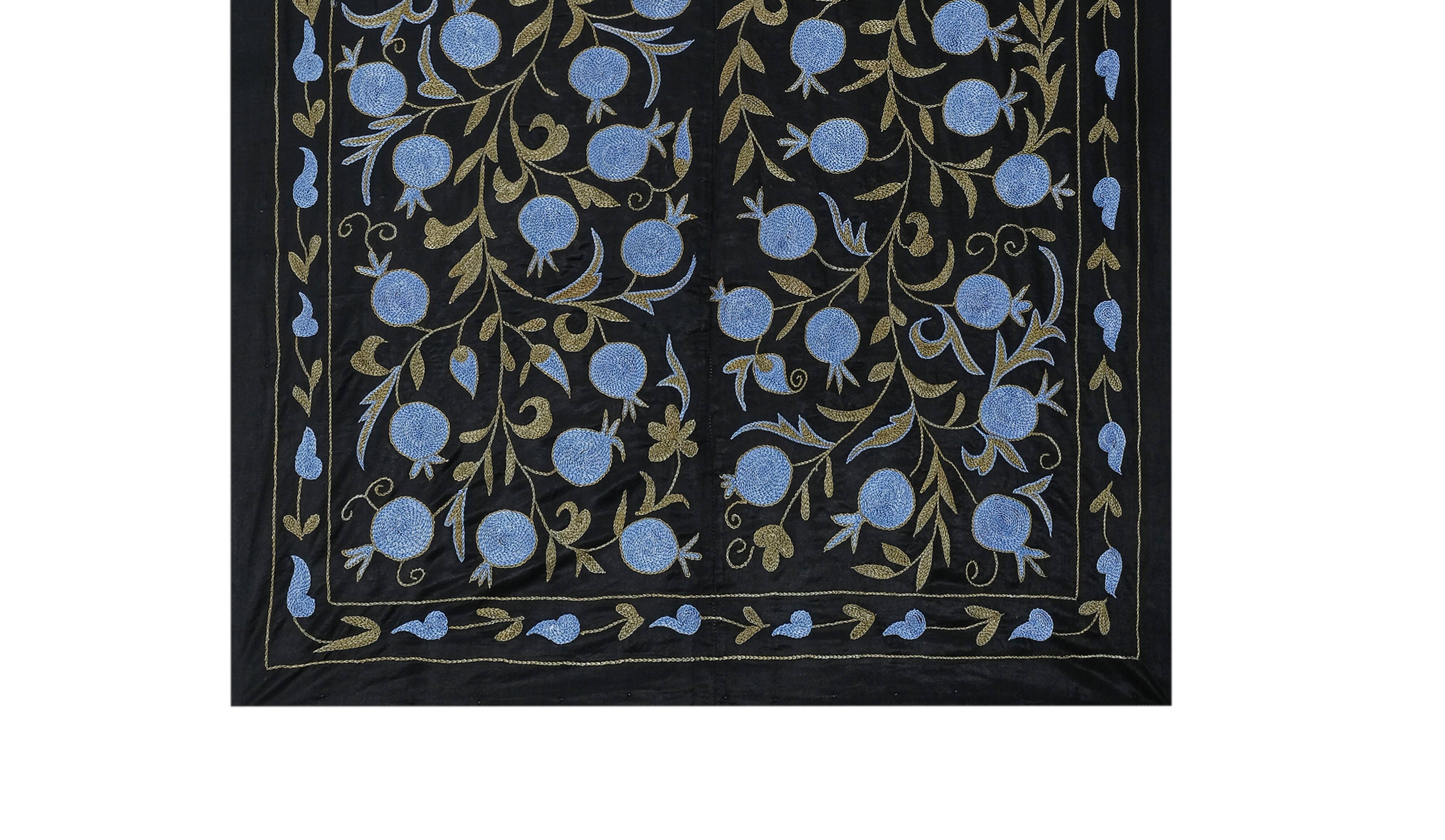 Hand knotted rug, vintage Turkish rug 103x186 cm