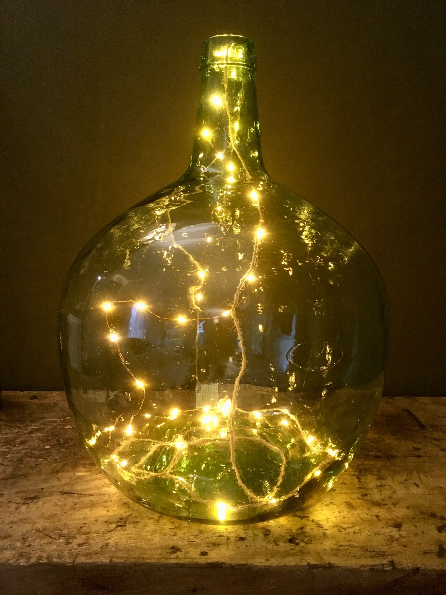 Dame-jeanne Viresa verte claire de 16L