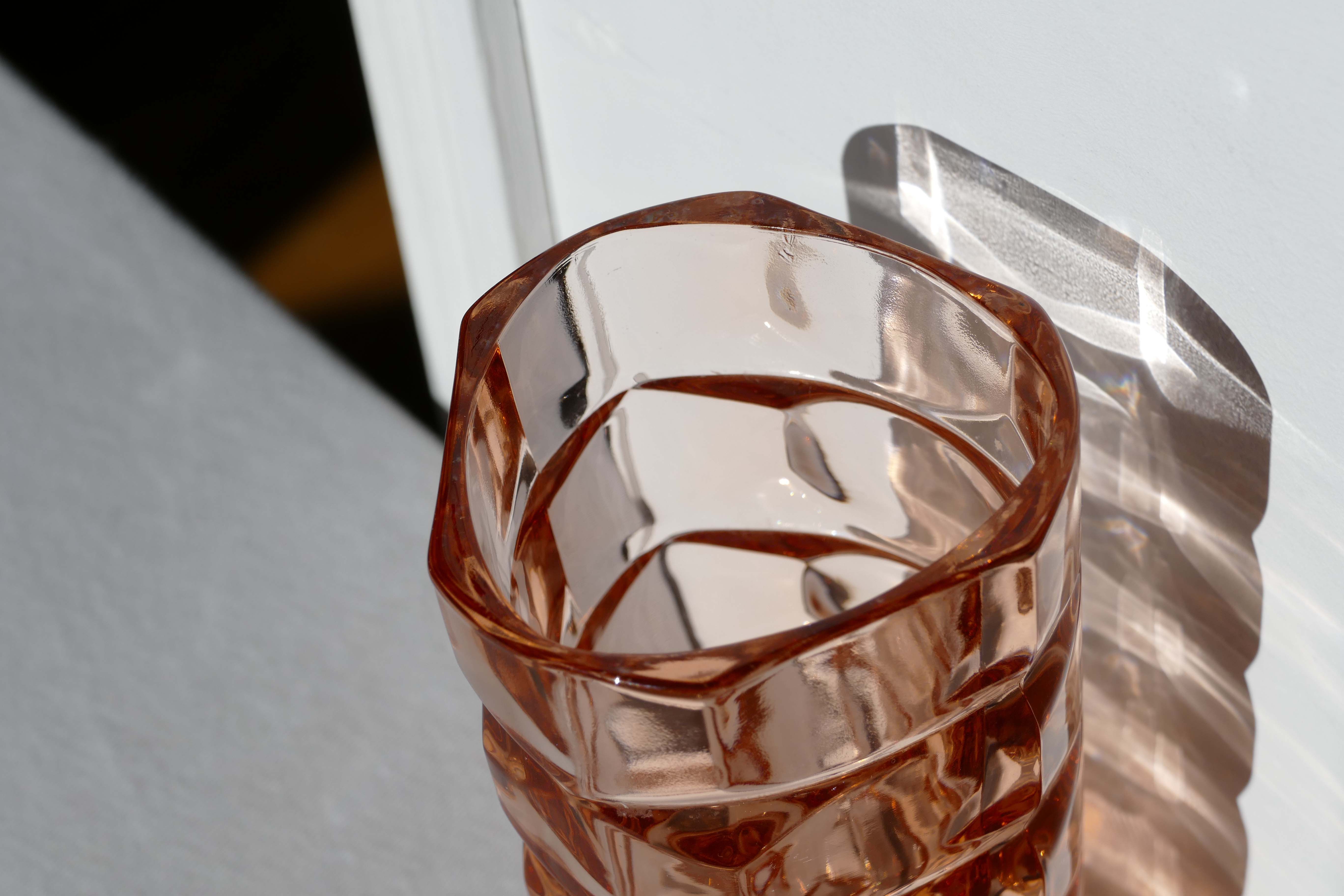 Windsor Orange Glass Vase by J.G. Durand for Luminarc, 1970s