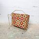 Porte-revues vintage flower power