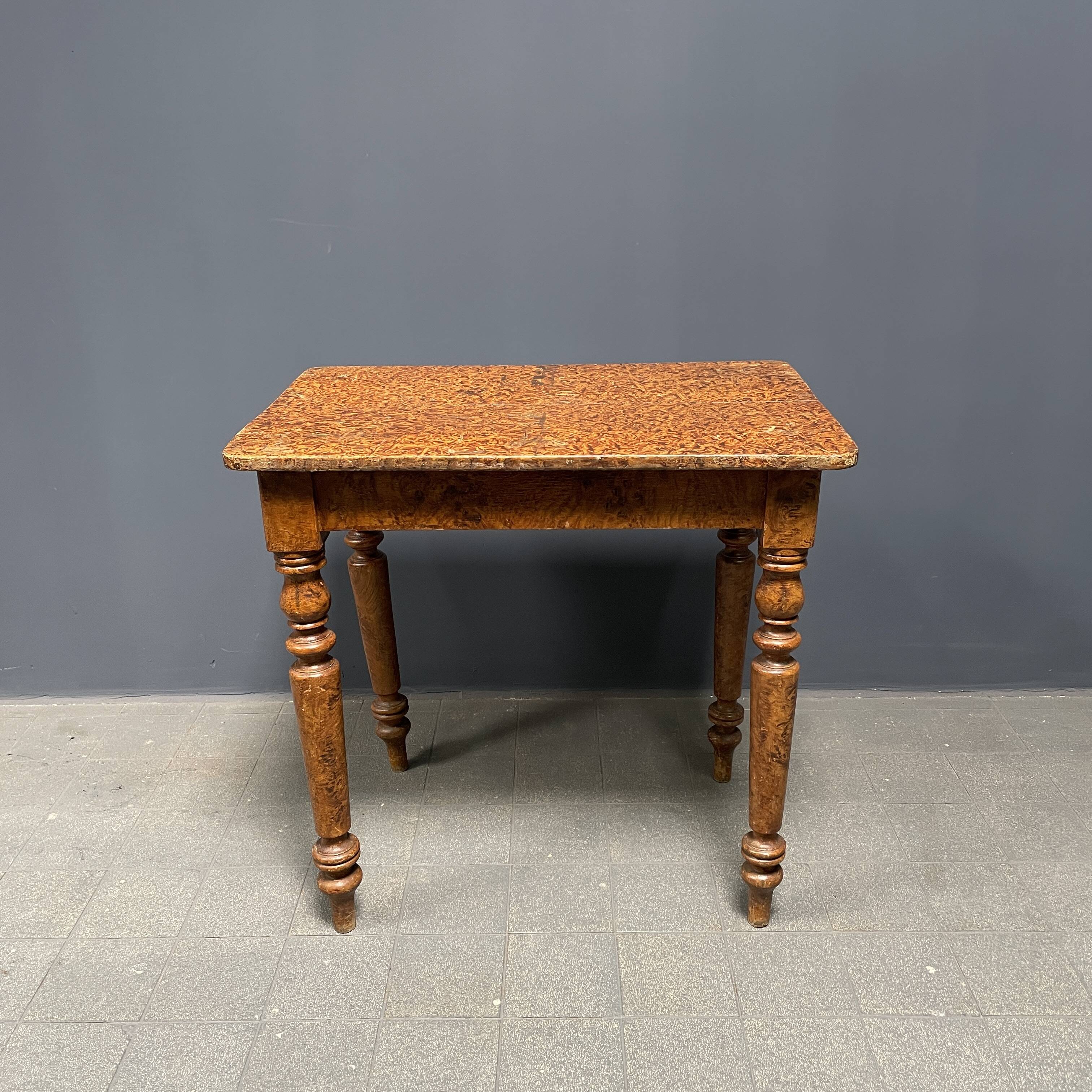 Painted old brocante small table