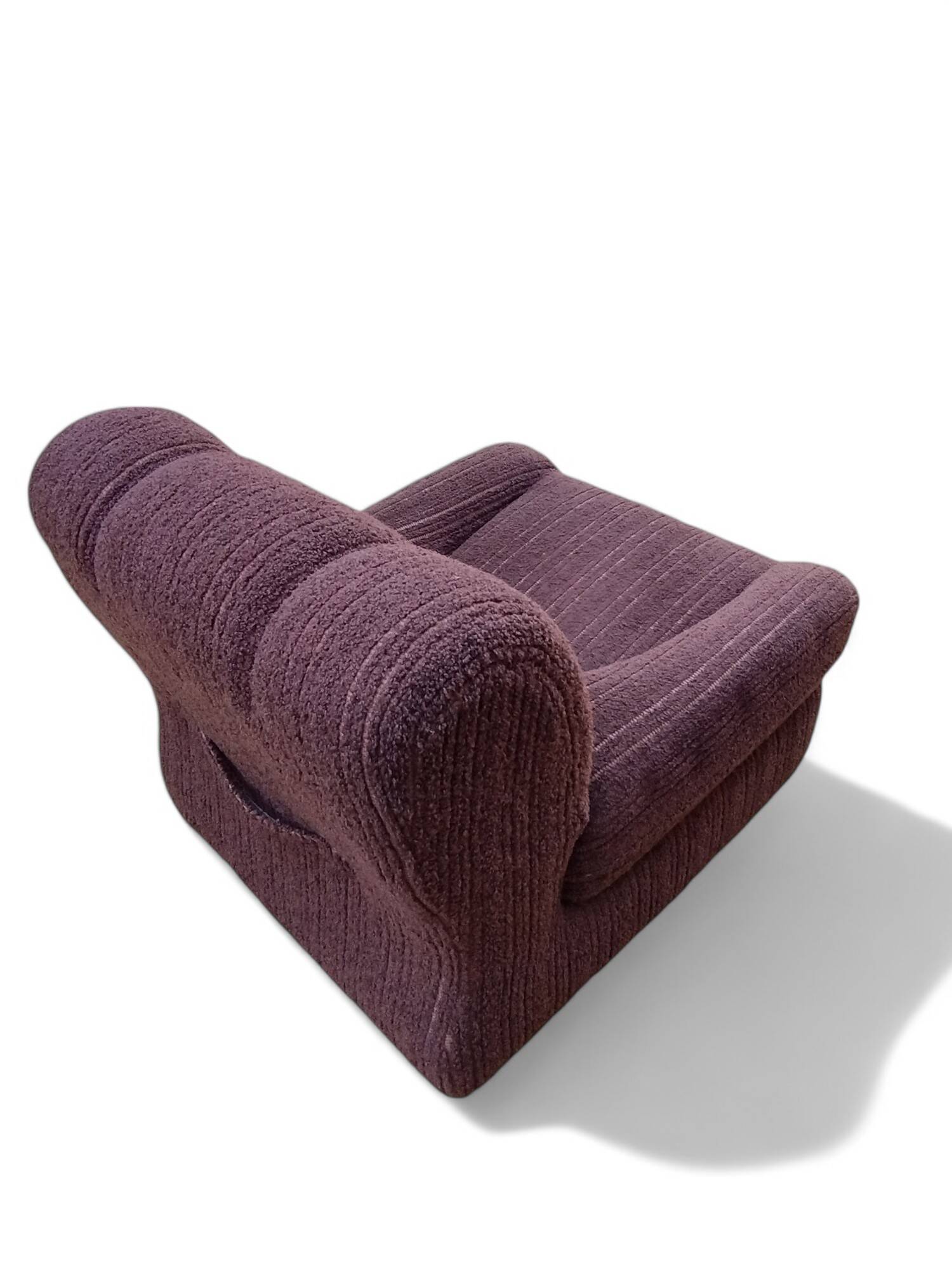 Vintage chocolate armchair 1