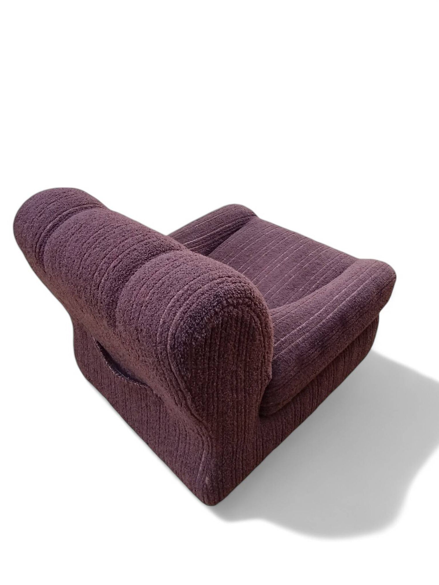Vintage chocolate armchair 1
