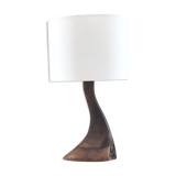 Lamp free form in 1950 olive wood s