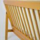 Cream corduroy 2-seater bench seat