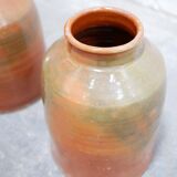 Vintage glazed terracotta pot