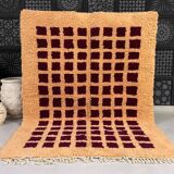 Handmade wool rug Morocco 3 x 2 m