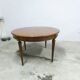 Louis XV round table + 3 extensions 115 cm max 2m50