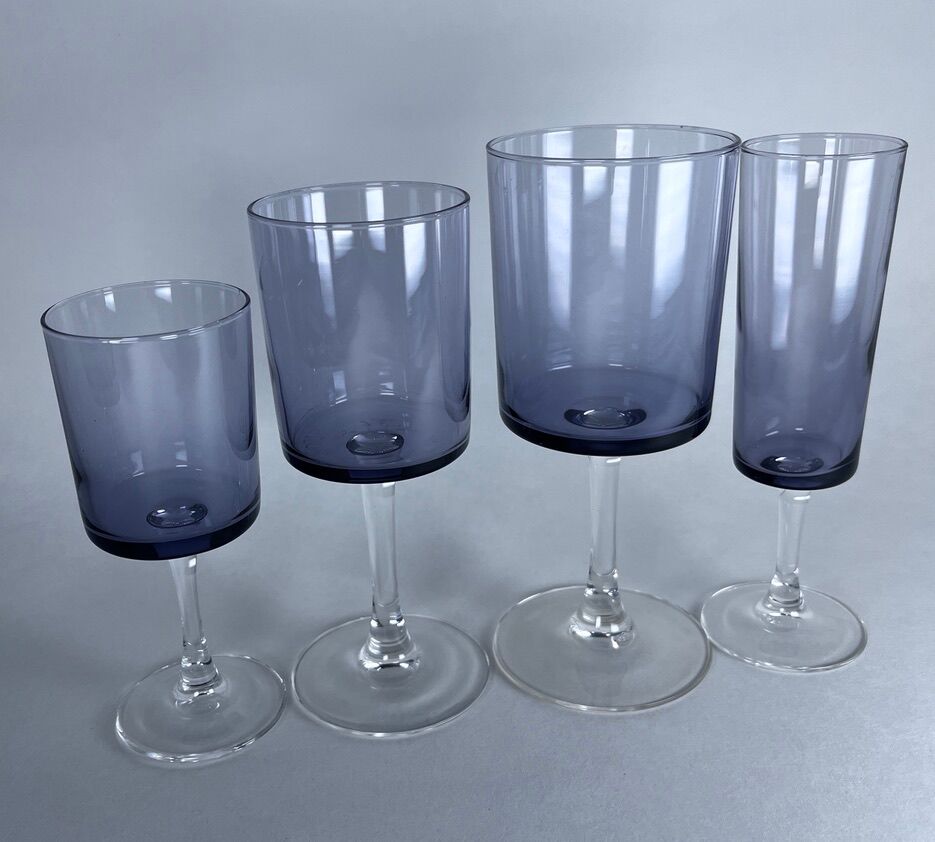 Service Luminarc glasses 44 pcs France 1980.