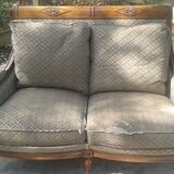 Banquette 2 places style directoire