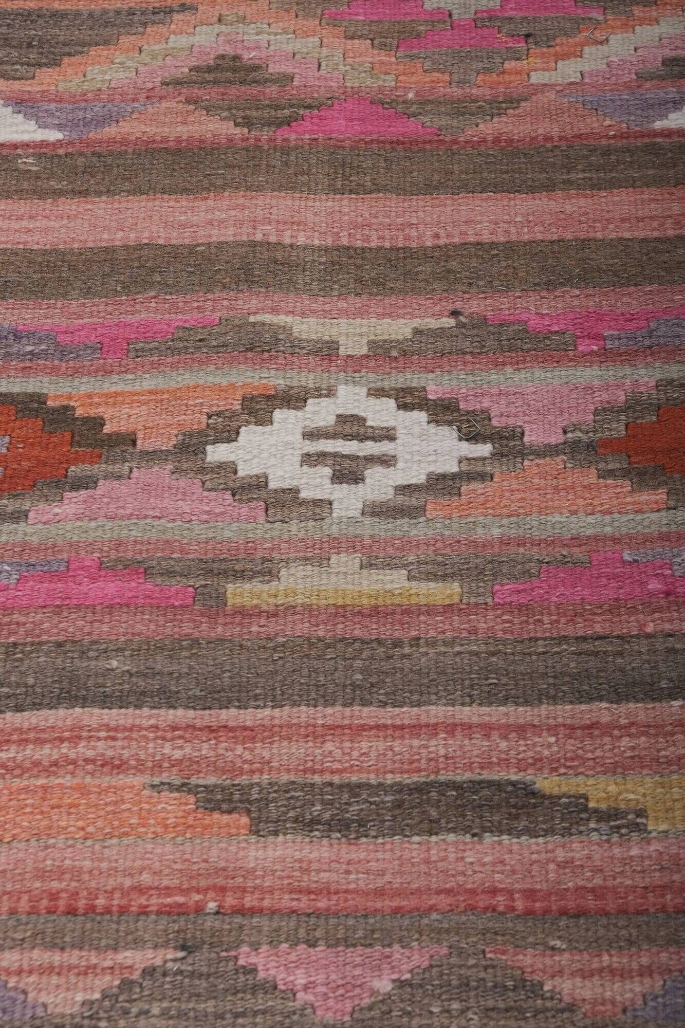Vintage Turkish hallway rug 71x722 cm