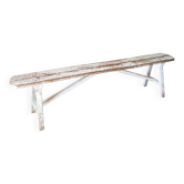 Banc de ferme patiné