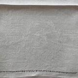 7 serviettes de table  anciennes en damassé à décor cheval monogramme AR - Linge french antique