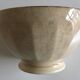 Bol de ferme 19e en faience blanc ivoire de St Amand
