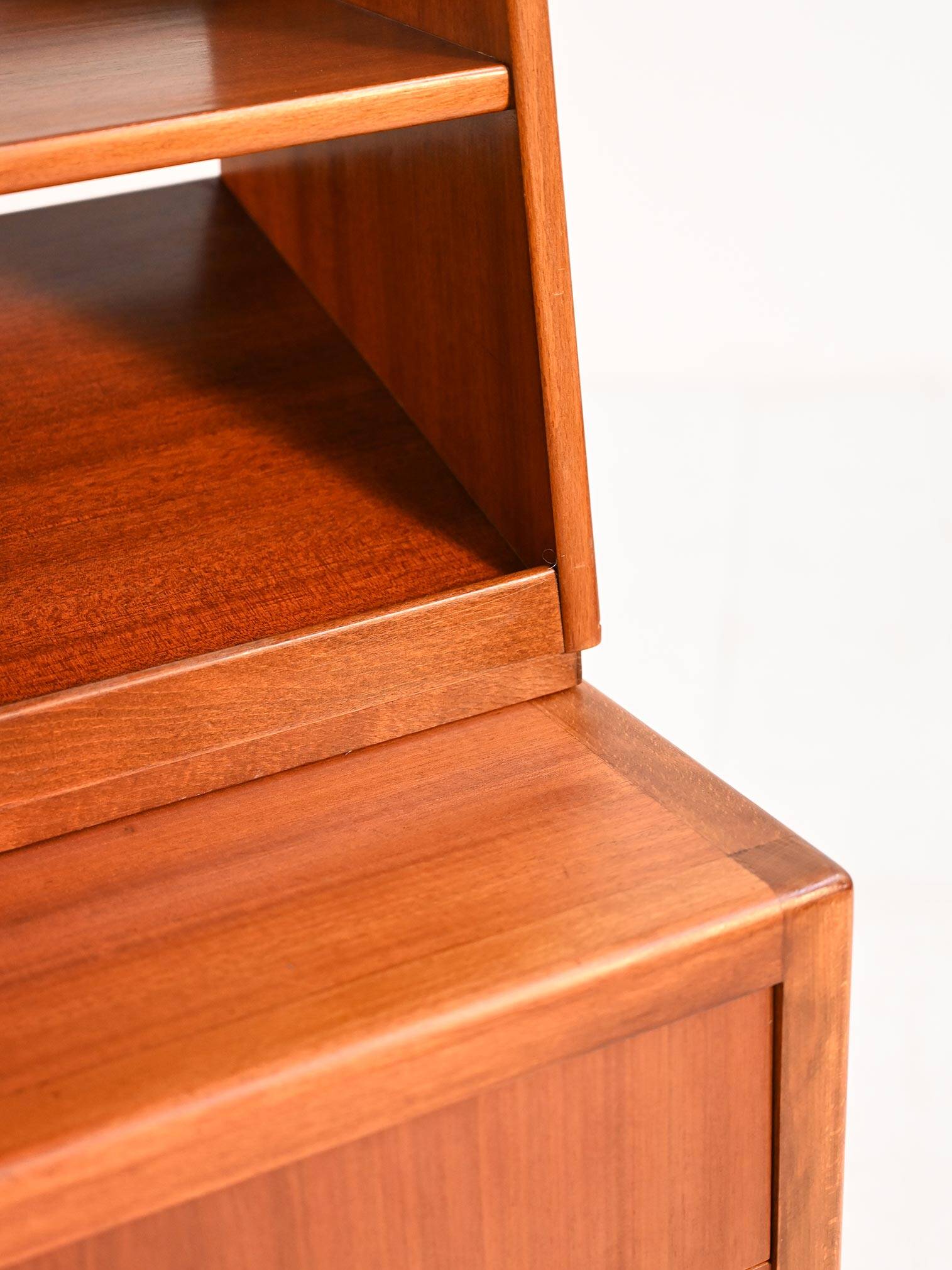 Swedish teak bookcase by Förenade Möbelfabrikerna,1950s