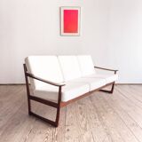 Canapé FD130/3 by Hvidt Mølgaard, Mid Century sofa in teak, Denmark