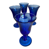 Set of 4 glasses with foot Biot 1960