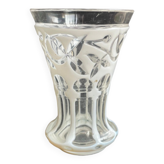 Overlay crystal vase - Bohemia