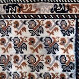 Tapis Vintage Savonnerie Français Fait Main en Laine – 83cm x 138cm