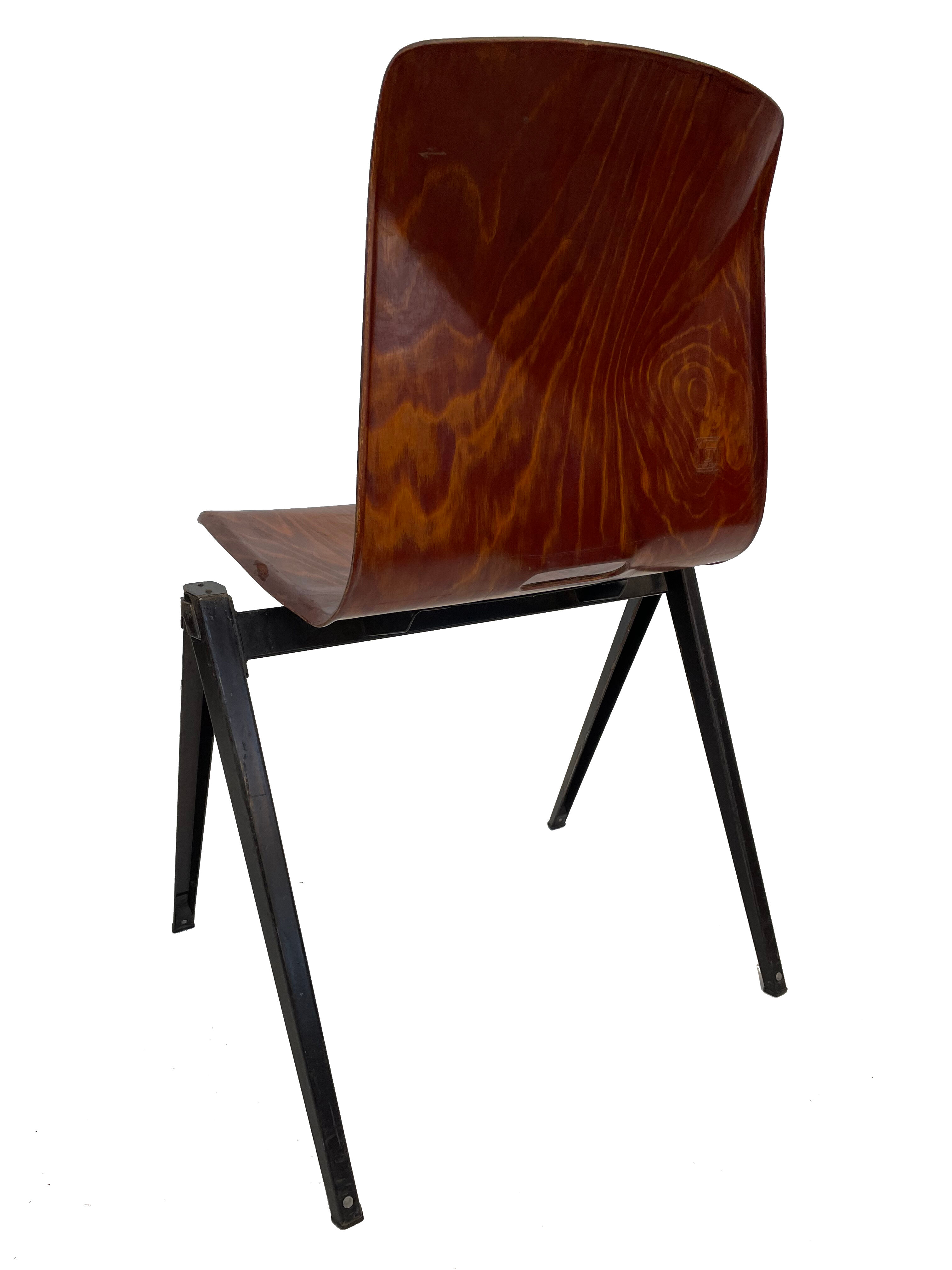 School chair brown