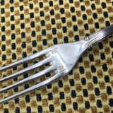 Christofle silver-plated dessert fork, Océana model