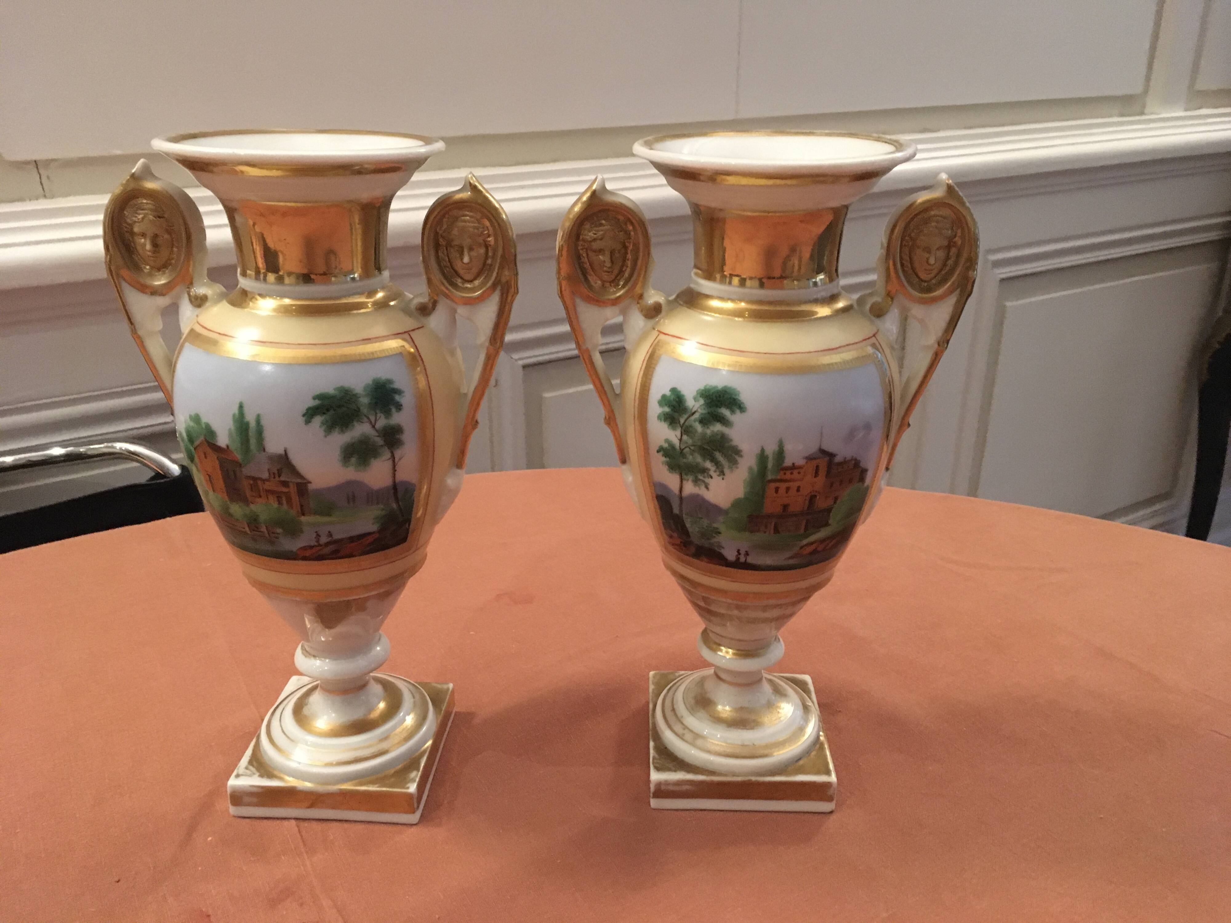 Pair of Empire vases