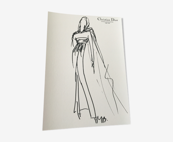 Christian Dior Fashion Sketches Christian Dior Fashion Sketches