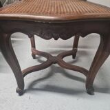 Pair of waxed Louis X period chairs