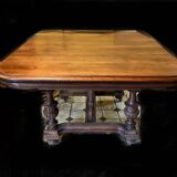 Oak dining room table