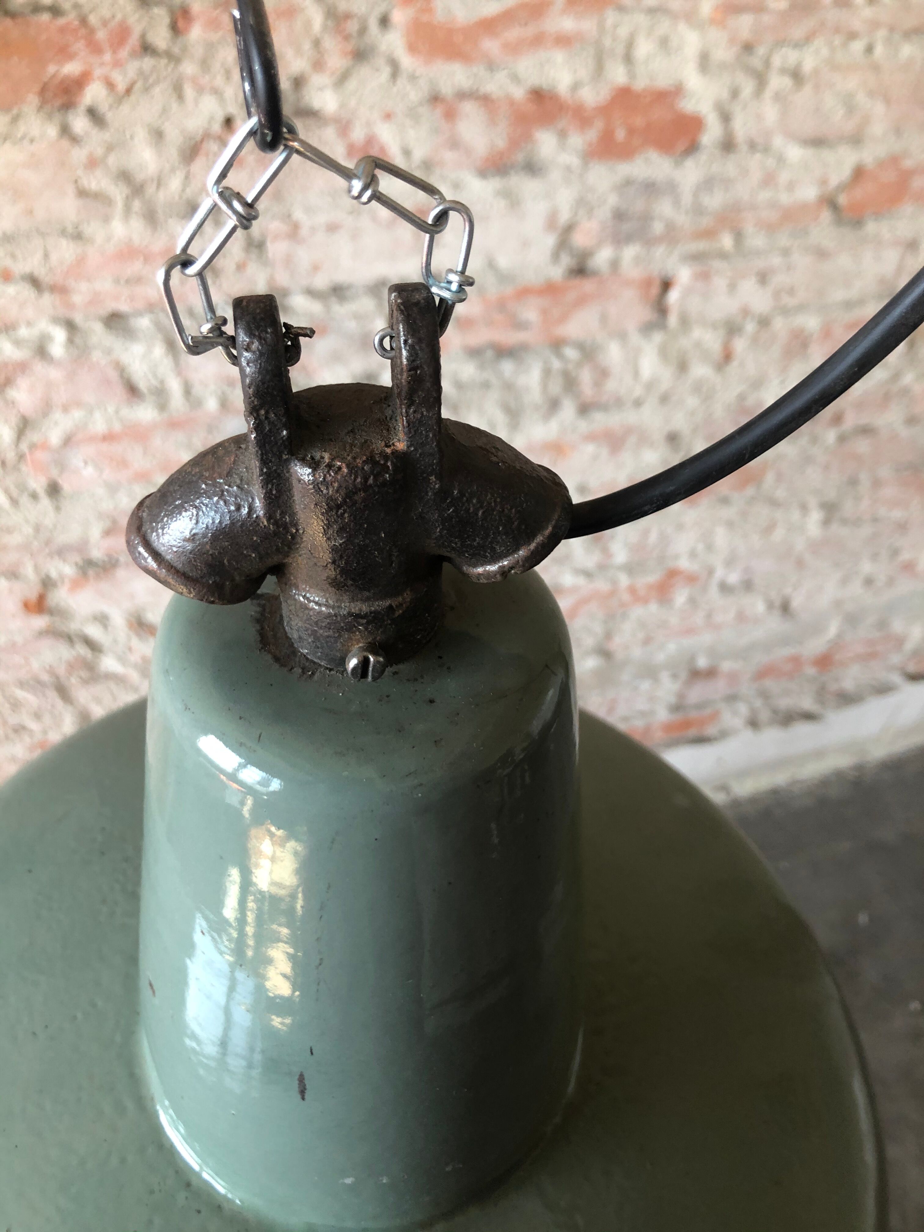 Industrial hanging lamp from Wikasy A23, 1950