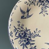 Compotier on pedestal XIXth Terre de Fer L. Chanut Paris