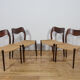 Chaises de salle à manger en palissandre modèle 71 de Niels Moller de J.L. Møllers, années 1960, ensemble de 4.