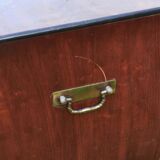 Navy dresser, solid mahogany, National Airy, with handles