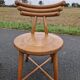 Set of 4 solid organic chairs