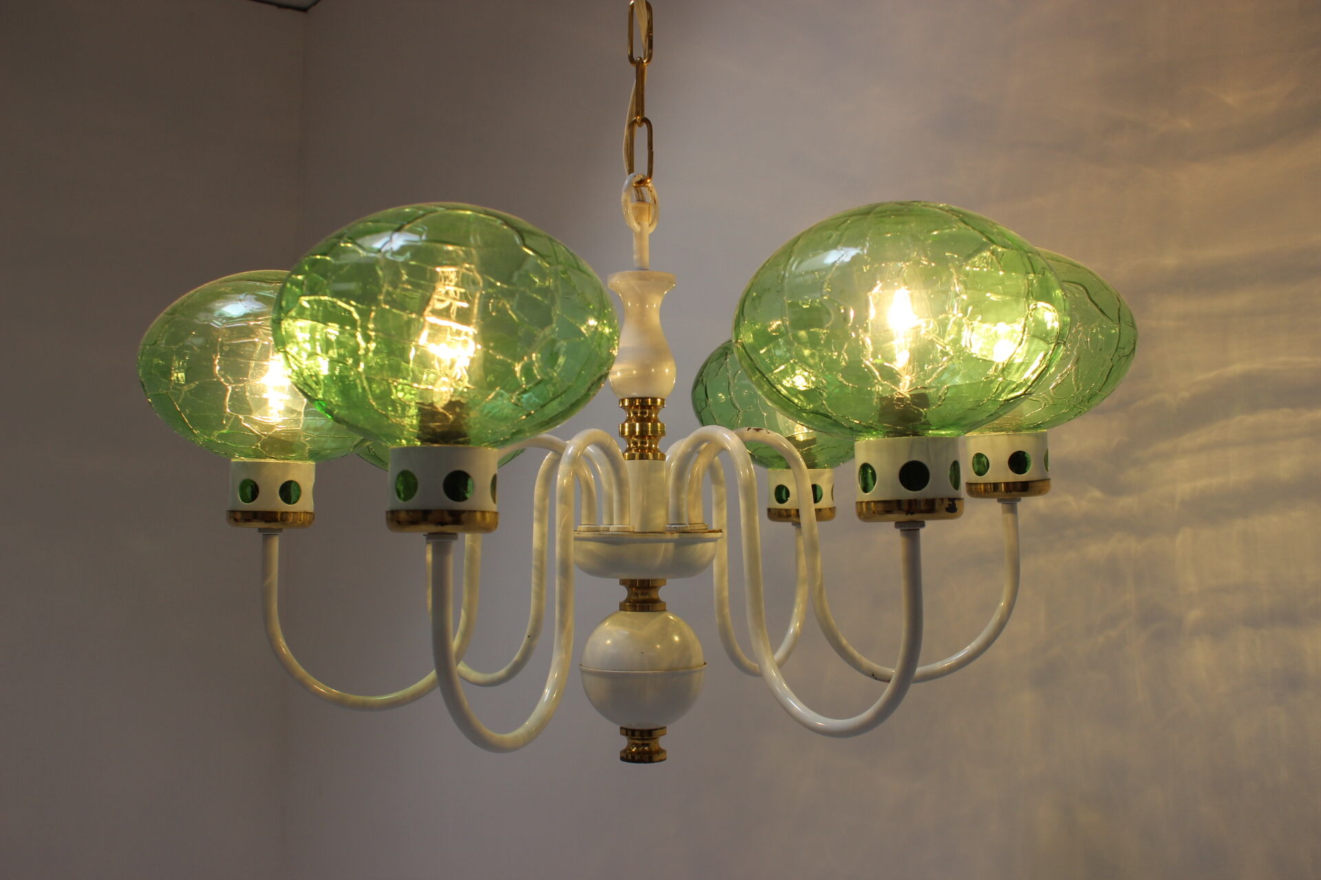 Mid-Century Chandelier by DRUKOV, 1970s