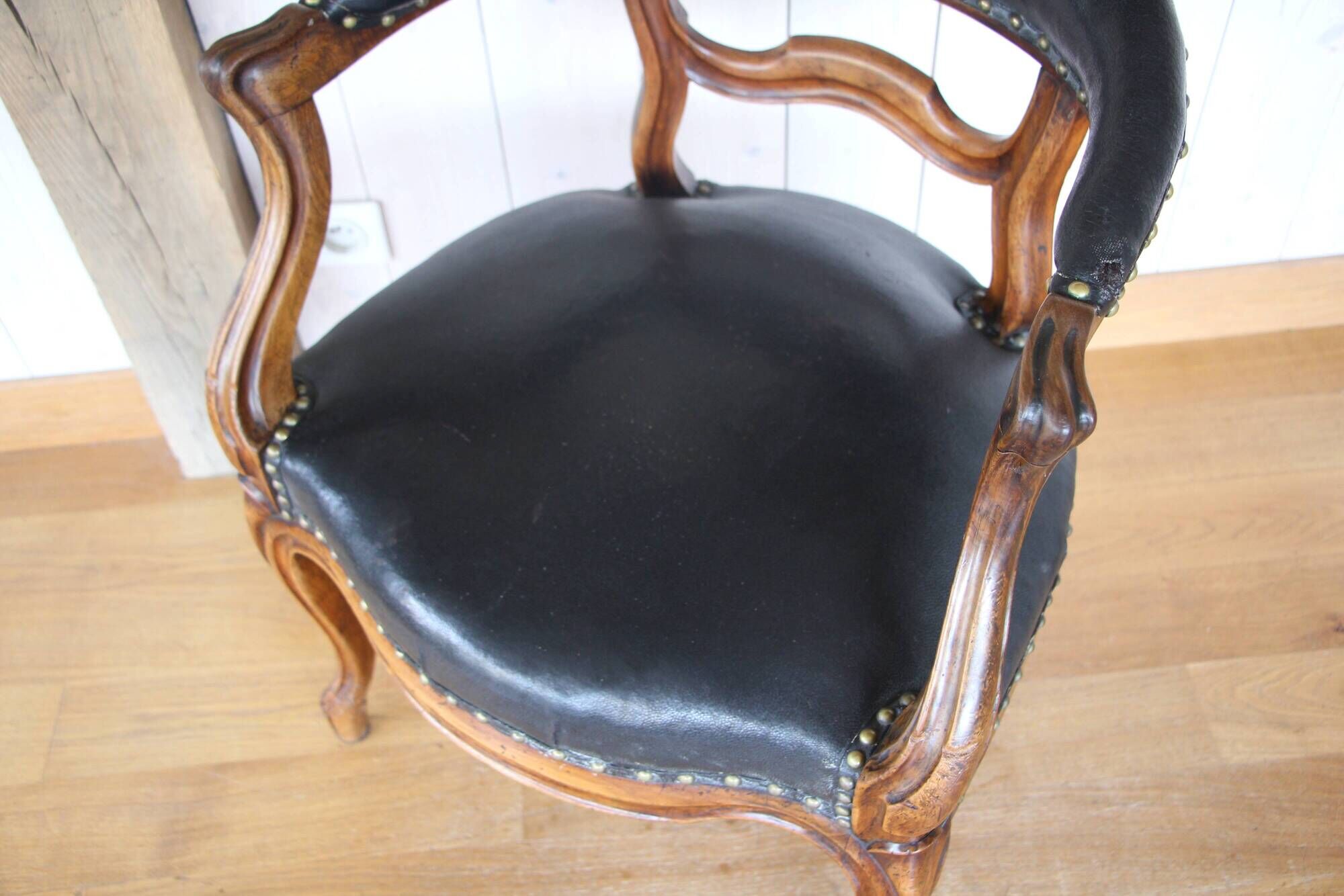 19th-century notary office armchair