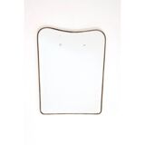 Large Italian mirror from the 50s, 71x57 cm.