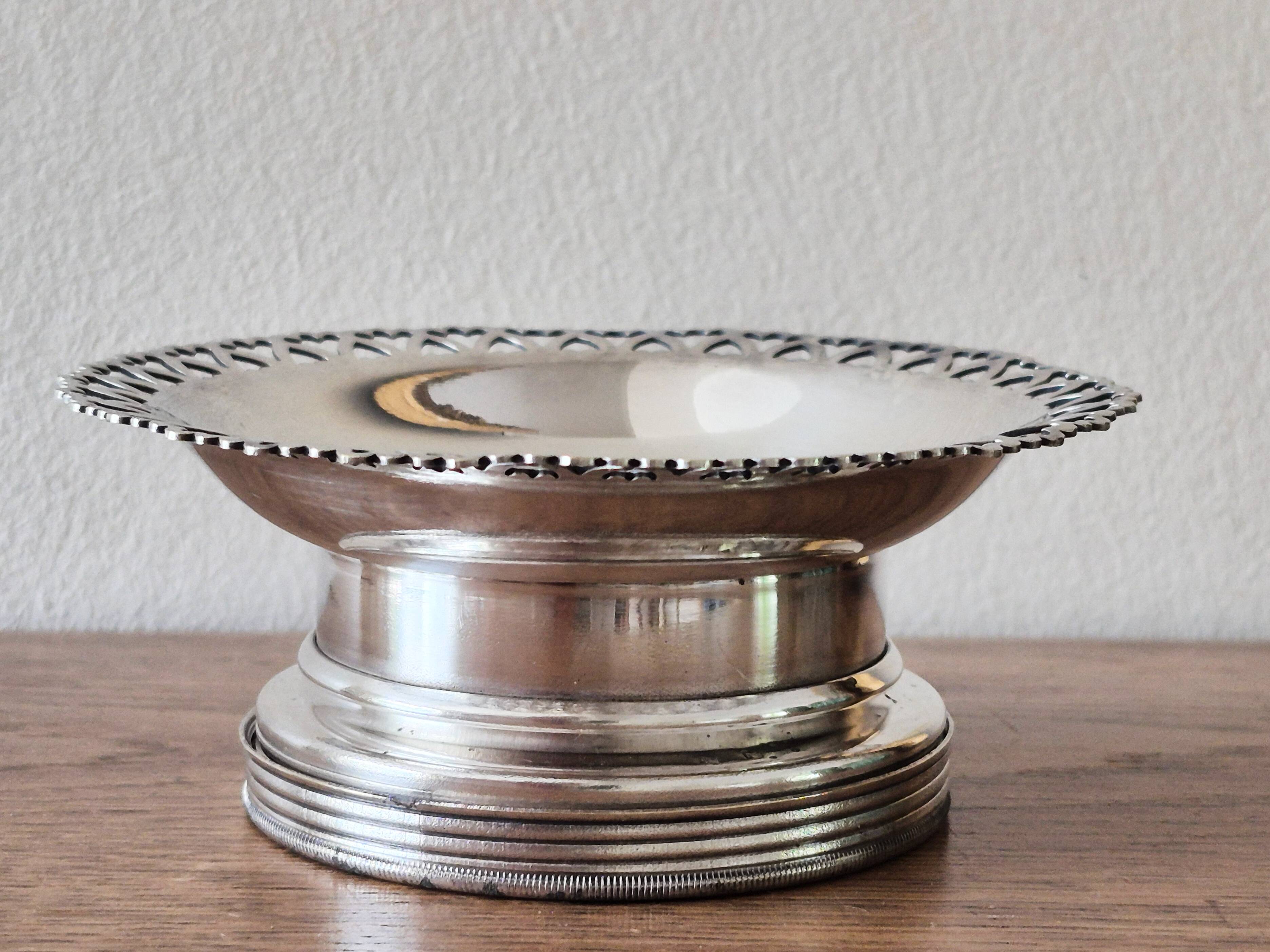 Silver-plated butter dish Coquillor